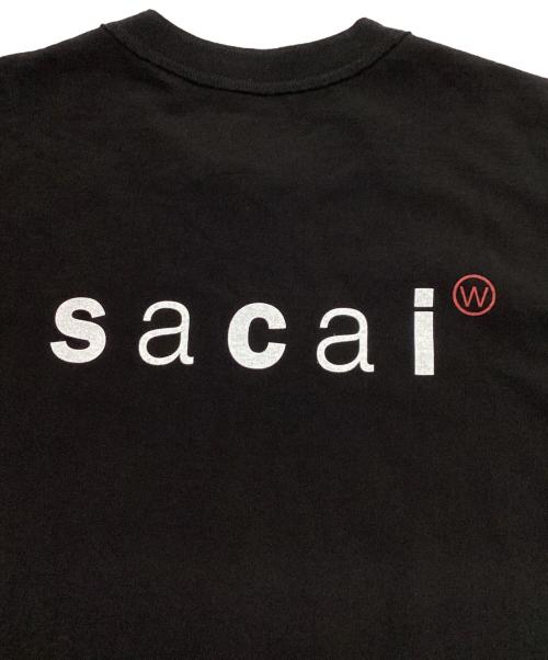 sacai（サカイ）sacai (サカイ) WTAPS (ダブルタップス) Print T-Shirt ブラック サイズ:3の古着・服飾アイテム