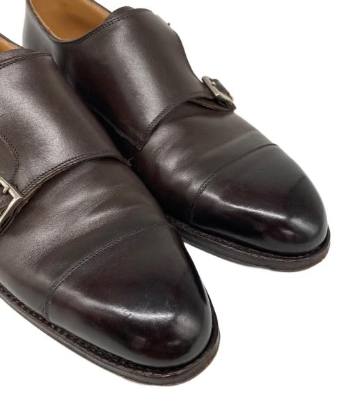 VASS（ヴァーシュ）VASS (ヴァーシュ) ダブルモンクシューズ ブラウン サイズ:39の古着・服飾アイテム