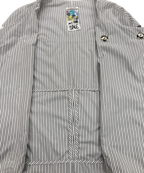 bodysong.（ボディソング）bodysong. (ボディソング) ストライプベスト グレー×ホワイト サイズ:表記無しの古着・服飾アイテム