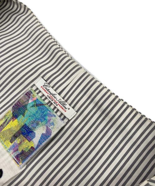 bodysong.（ボディソング）bodysong. (ボディソング) ストライプベスト グレー×ホワイト サイズ:表記無しの古着・服飾アイテム