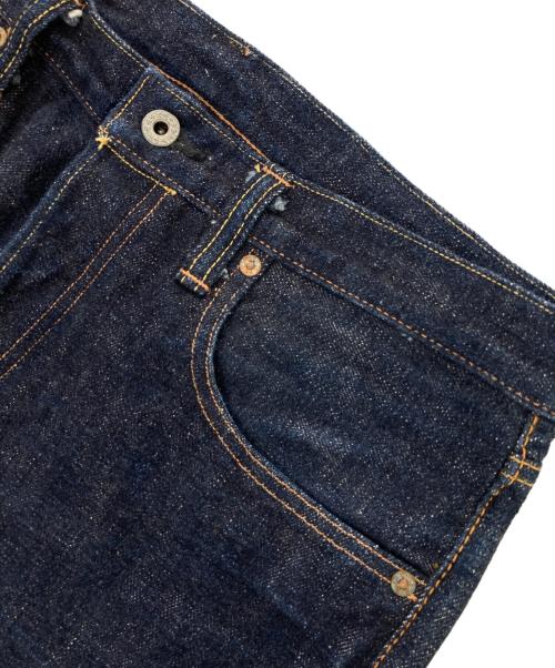 EIGHT G（エイトジー）EIGHT G (エイトジー) 大戦モデル ナローストレートジーンズ インディゴ サイズ:33×34の古着・服飾アイテム