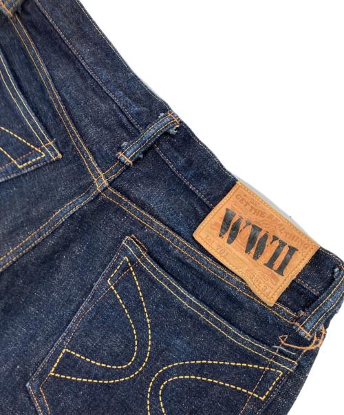 EIGHT G（エイトジー）EIGHT G (エイトジー) 大戦モデル ナローストレートジーンズ インディゴ サイズ:33×34の古着・服飾アイテム