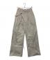 viavanda（ヴィアヴァンダ）の古着「STRINGS WIDE TRACK PANTS」｜ベージュ