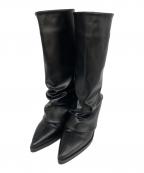 MICHIXSLYMICHIXSLY）の古着「LOOSE 2P ブーツ」｜ブラック