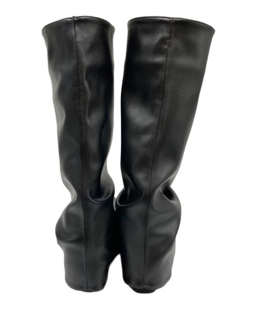 MICHIXSLY（MICHIXSLY）MICHIXSLY (MICHIXSLY) LOOSE 2P ブーツ ブラック サイズ:22.5の古着・服飾アイテム