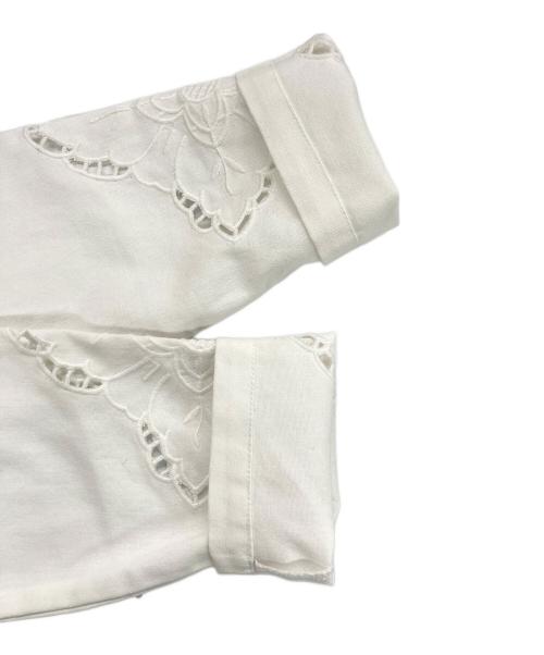 violette room（バイオレットルーム）violette room (バイオレットルーム) エンブロイダリーオールインワン ホワイト サイズ:Fの古着・服飾アイテム