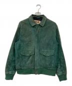 Schott×SUPREMEショット×シュプリーム）の古着「Suede A-2 Jacket」｜グリーン