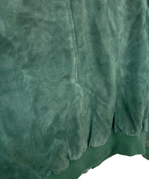Schott（ショット）Schott (ショット) SUPREME (シュプリーム) Suede A-2 Jacket グリーン サイズ:Mの古着・服飾アイテム