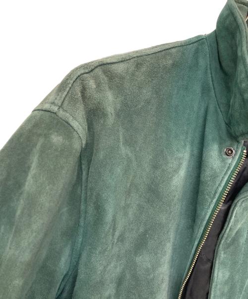 Schott（ショット）Schott (ショット) SUPREME (シュプリーム) Suede A-2 Jacket グリーン サイズ:Mの古着・服飾アイテム