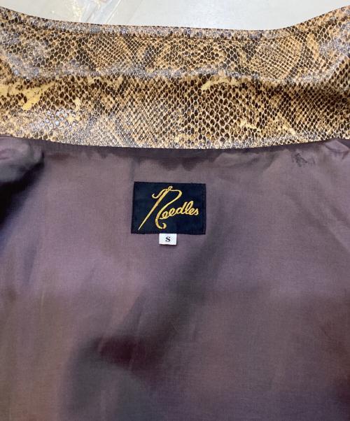 Needles（ニードルズ）Needles (ニードルズ) パイソンコーチジャケット ベージュ サイズ:Sの古着・服飾アイテム