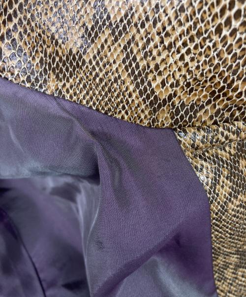 Needles（ニードルズ）Needles (ニードルズ) パイソンコーチジャケット ベージュ サイズ:Sの古着・服飾アイテム