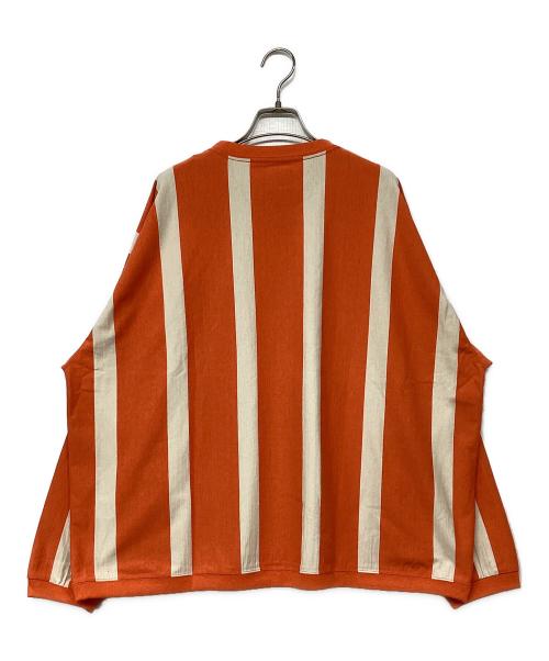 F/CE.（エフシーイー）F/CE. (エフシーイー) STRIPE GAME TEE オレンジ サイズ:S 未使用品の古着・服飾アイテム