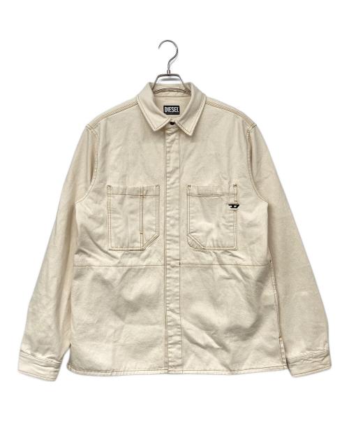 DIESEL（ディーゼル）DIESEL (ディーゼル) D-HORデニムジャケット ベージュ サイズ:Mの古着・服飾アイテム