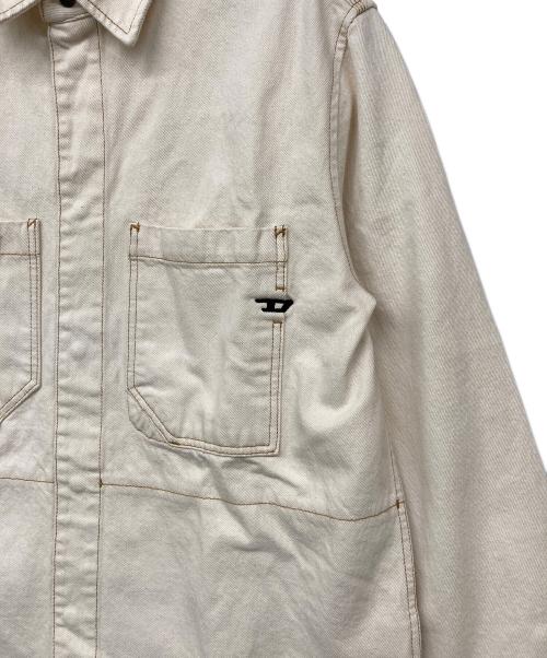 DIESEL（ディーゼル）DIESEL (ディーゼル) D-HORデニムジャケット ベージュ サイズ:Mの古着・服飾アイテム