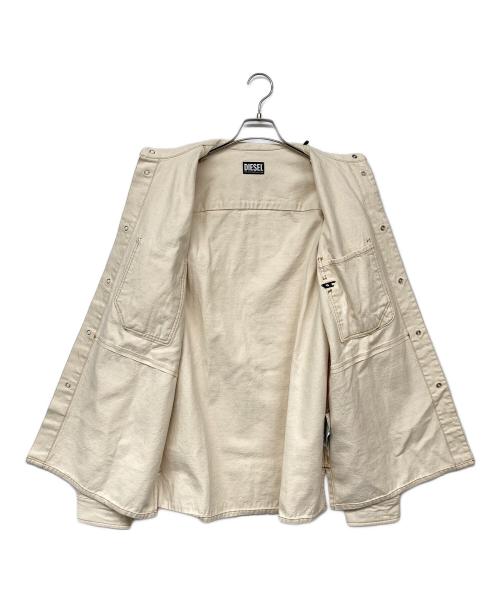 DIESEL（ディーゼル）DIESEL (ディーゼル) D-HORデニムジャケット ベージュ サイズ:Mの古着・服飾アイテム