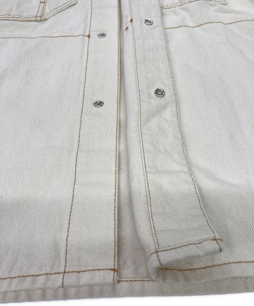 DIESEL（ディーゼル）DIESEL (ディーゼル) D-HORデニムジャケット ベージュ サイズ:Mの古着・服飾アイテム