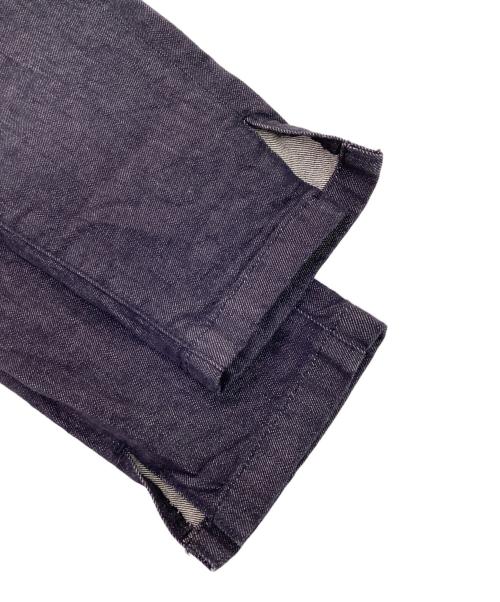 YANUK（ヤヌーク）YANUK (ヤヌーク) クロップドテーパード デニムパンツ インディゴ サイズ:Sの古着・服飾アイテム