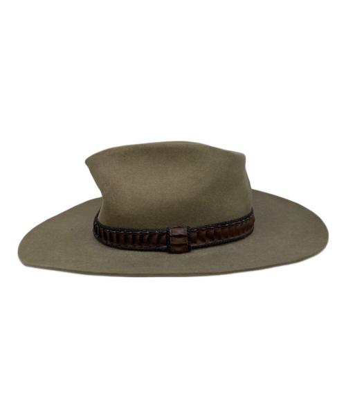 STETSON（ステットソン）STETSON (ステットソン) 4X BEAVER HAT ブラウン サイズ:7の古着・服飾アイテム
