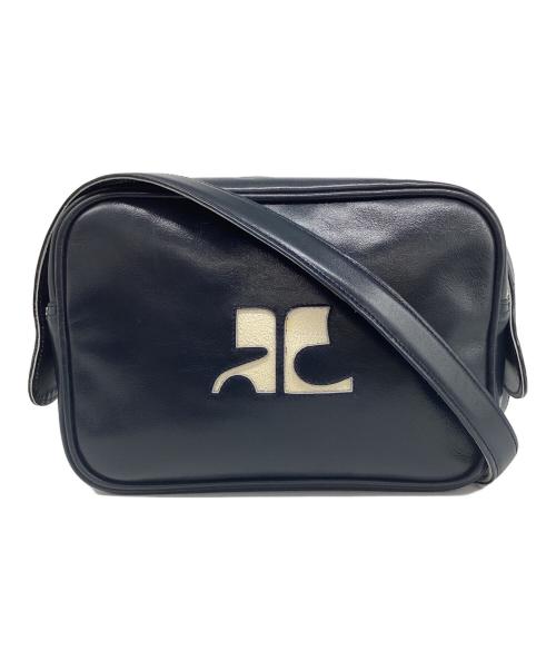 courreges（クレージュ）courreges (クレージュ) カメラバッグ ブラックの古着・服飾アイテム
