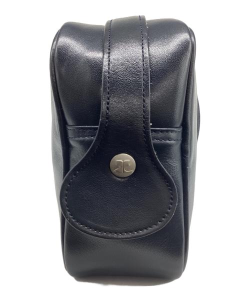 courreges（クレージュ）courreges (クレージュ) カメラバッグ ブラックの古着・服飾アイテム