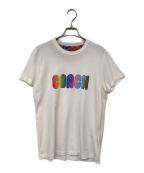 COACHコーチ）の古着「プリントTシャツ」｜ホワイト