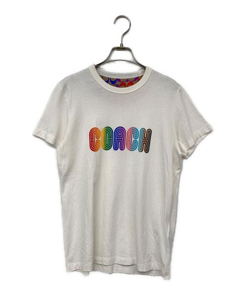 COACH（コーチ）COACH (コーチ) プリントTシャツ ホワイト サイズ:XSの古着・服飾アイテム