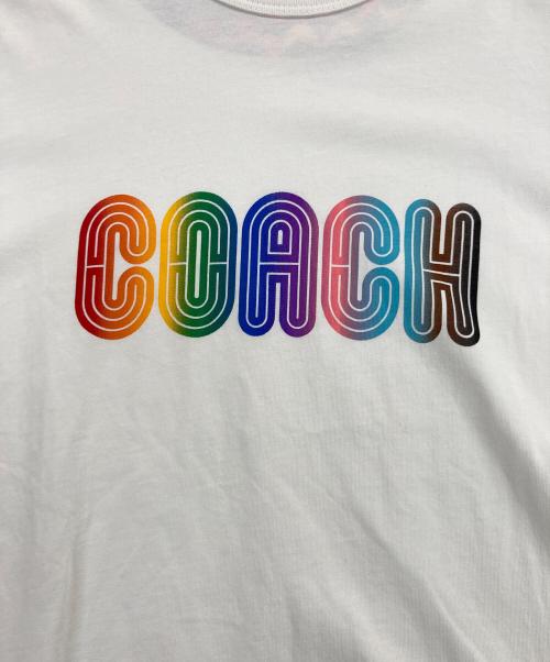 COACH（コーチ）COACH (コーチ) プリントTシャツ ホワイト サイズ:XSの古着・服飾アイテム