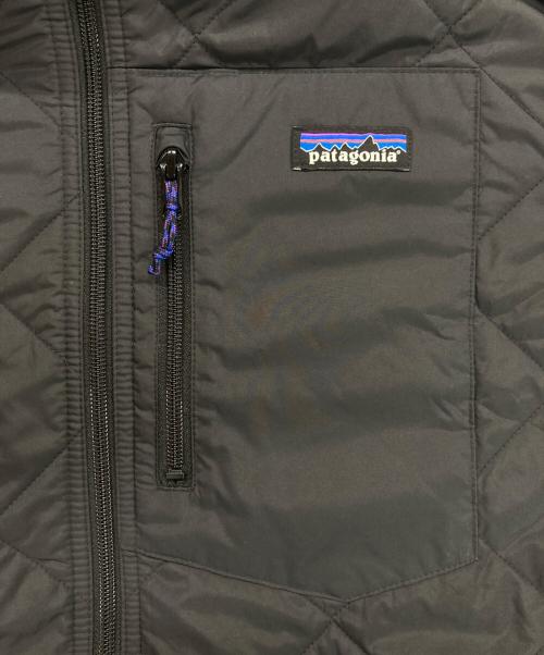 Patagonia（パタゴニア）Patagonia (パタゴニア) ダイアモンド キルト ボマー フーディ ブラック サイズ:Mの古着・服飾アイテム