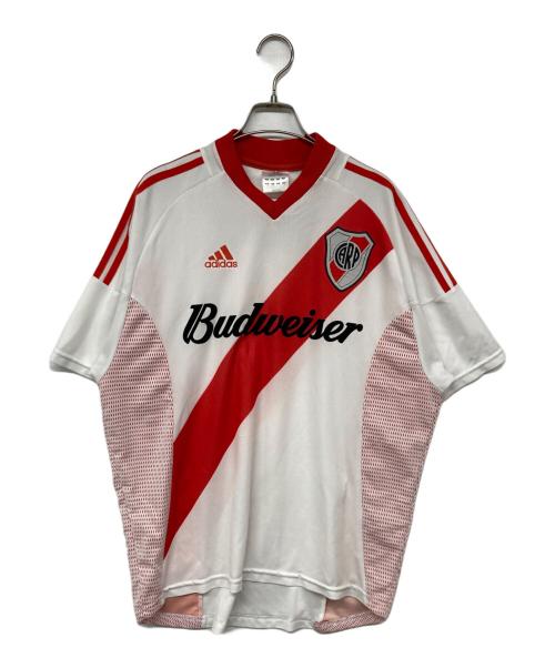 adidas（アディダス）adidas (アディダス) ゲームシャツ ホワイト サイズ:Lの古着・服飾アイテム