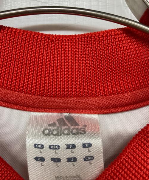 adidas（アディダス）adidas (アディダス) ゲームシャツ ホワイト サイズ:Lの古着・服飾アイテム