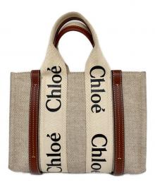 Chloe（クロエ）の古着「woodyミニバッグ」｜ベージュ