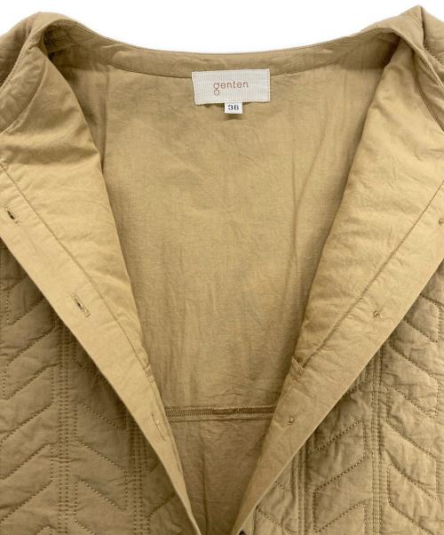 genten（ゲンテン）genten (ゲンテン) ブラウスワンピース ブラウン サイズ:38の古着・服飾アイテム