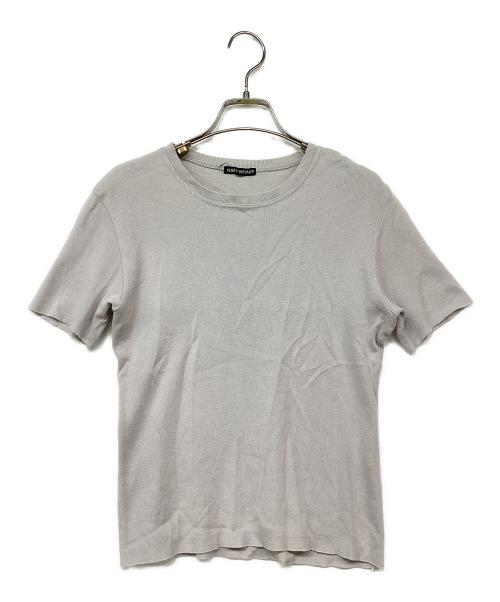 ISSEY MIYAKE（イッセイミヤケ）ISSEY MIYAKE (イッセイミヤケ) 半袖ニット グレー サイズ:Mの古着・服飾アイテム