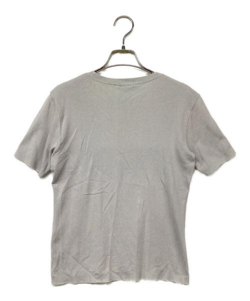 ISSEY MIYAKE（イッセイミヤケ）ISSEY MIYAKE (イッセイミヤケ) 半袖ニット グレー サイズ:Mの古着・服飾アイテム
