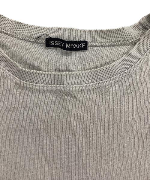 ISSEY MIYAKE（イッセイミヤケ）ISSEY MIYAKE (イッセイミヤケ) 半袖ニット グレー サイズ:Mの古着・服飾アイテム