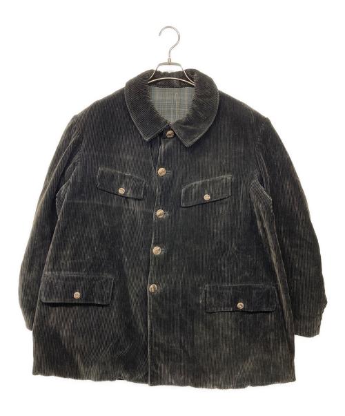 USED（ユーズド）USED (ユーズド) コーデュロイハンティングジャケット ダークブラウン サイズ:記載なしの古着・服飾アイテム