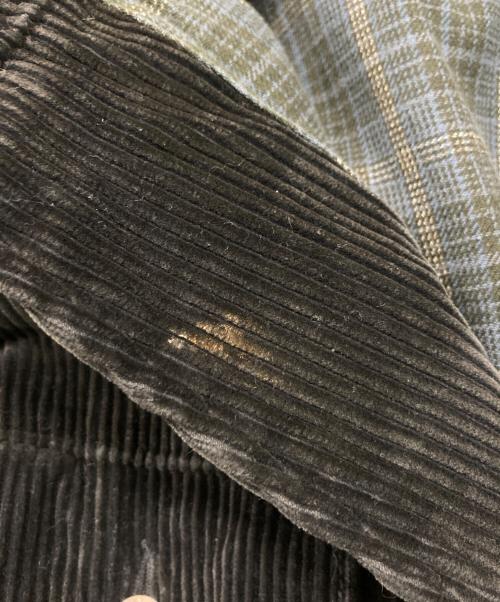 USED（ユーズド）USED (ユーズド) コーデュロイハンティングジャケット ダークブラウン サイズ:記載なしの古着・服飾アイテム