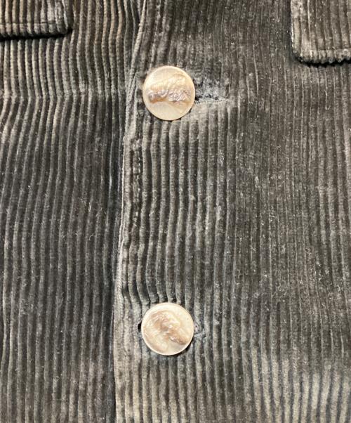 USED（ユーズド）USED (ユーズド) コーデュロイハンティングジャケット ダークブラウン サイズ:記載なしの古着・服飾アイテム