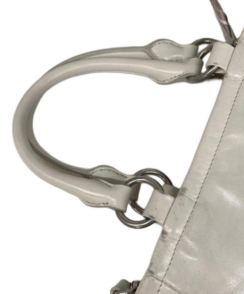 MIU MIU（ミュウミュウ）MIU MIU (ミュウミュウ) 2WAYバッグ アイボリーの古着・服飾アイテム