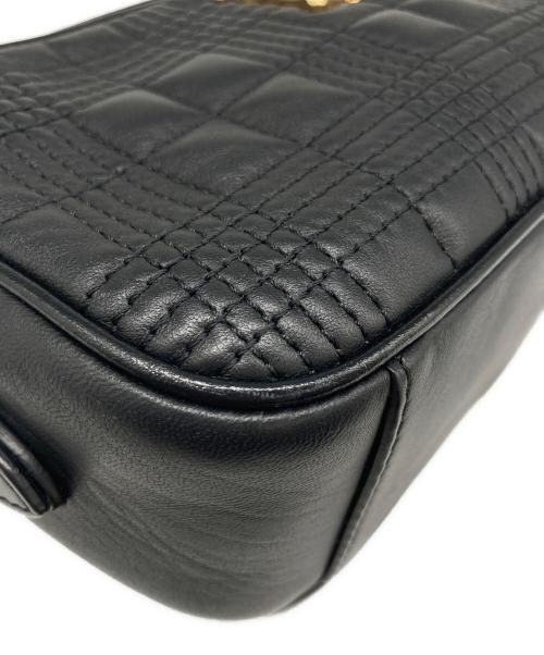 BURBERRY（バーバリー）BURBERRY (バーバリー) MINI QUILTED LAMBSKIN カメラバッグ ブラックの古着・服飾アイテム