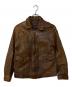 OLD GAP（オールドギャップ）の古着「ジップレザージャケット」｜ブラウン