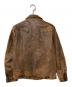 OLD GAP (オールドギャップ) ジップレザージャケット ブラウン サイズ:M：7000円