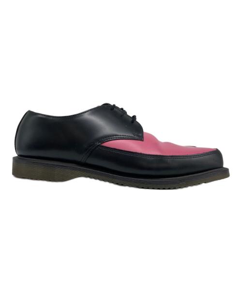 Dr.Martens（ドクターマーチン）Dr.Martens (ドクターマーチン) 3ホールレザーシューズ ピンク×ブラック サイズ:UK8の古着・服飾アイテム