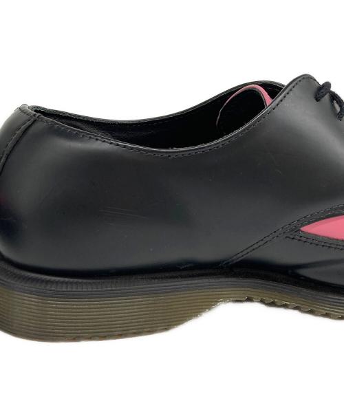 Dr.Martens（ドクターマーチン）Dr.Martens (ドクターマーチン) 3ホールレザーシューズ ピンク×ブラック サイズ:UK8の古着・服飾アイテム