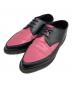 Dr.Martens（ドクターマーチン）の古着「3ホールレザーシューズ」｜ピンク×ブラック