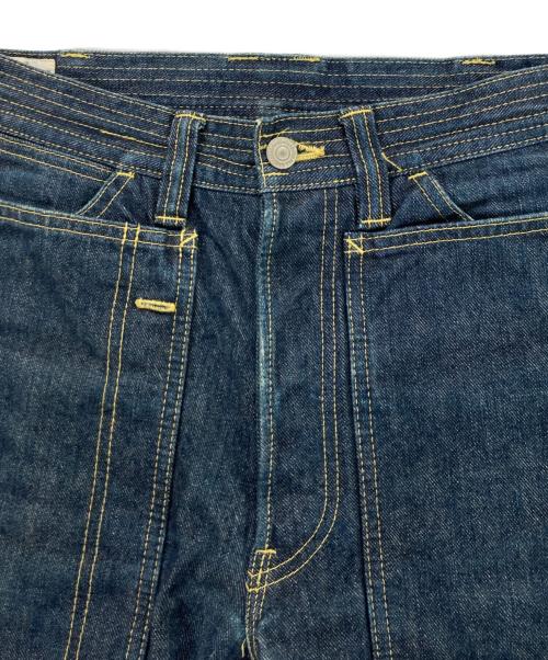 SASSAFRAS（ササフラス）SASSAFRAS (ササフラス) デニムショートパンツ ネイビー サイズ:Sの古着・服飾アイテム