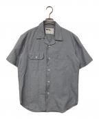 MHLエムエイチエル）の古着「オープンカラーシャツ」｜グレー