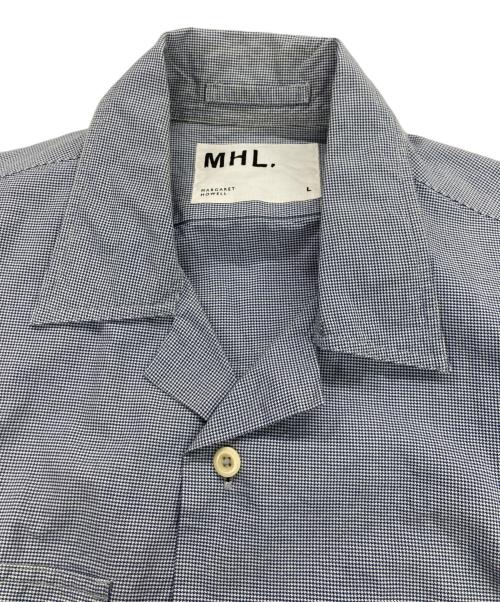 MHL（エムエイチエル）MHL (エムエイチエル) オープンカラーシャツ グレー サイズ:Lの古着・服飾アイテム