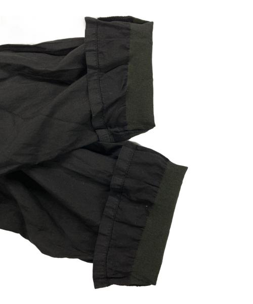 A・POC（エーポック）A・POC (エーポック) カットソーブラウス グリーン×ブラック サイズ:2の古着・服飾アイテム