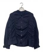 A・POCエーポック）の古着「ギャザージャケット」｜ネイビー